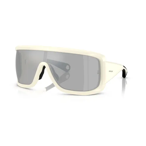 White/Grey Mirror Sunglasses - Moncler - Modalova