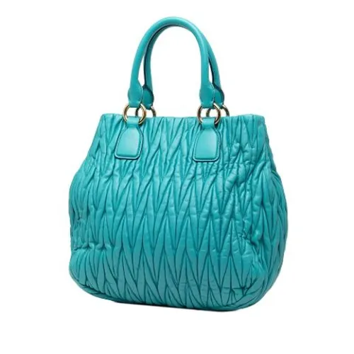 Pre-owned Leather Tote - Miu Miu Pre-owned - Modalova