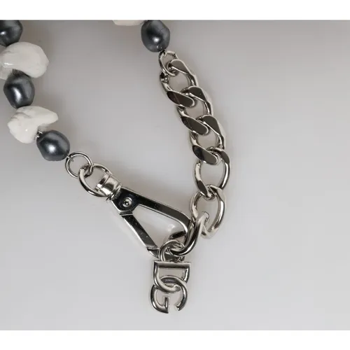 Beaded Shell DG Logo Pendant Bracelet - Dolce & Gabbana - Modalova