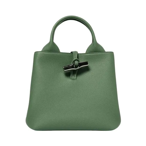 Leather Top Handle Bag with Toggle Closure - Longchamp - Modalova
