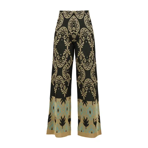Multicolored Women's Trousers - Akep - Modalova
