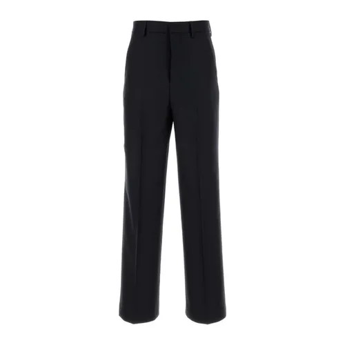 Midnight Blue Wool Pants - Ami Paris - Modalova
