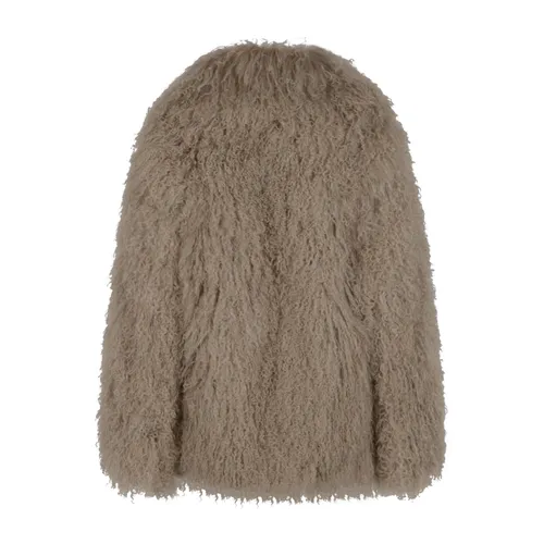 Faux Fur Shearling Jackets - Yves Salomon - Modalova