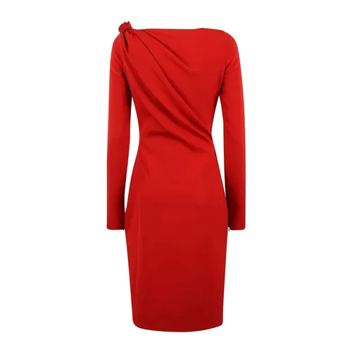 V-Neck Drape Dress - JW Anderson - Modalova