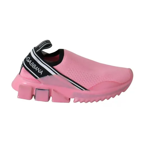 Knit Slip-On Sneaker - Dolce & Gabbana - Modalova