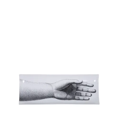 Black/White Rectangular Tray Mano - Fornasetti - Modalova