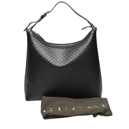 Pre-owned Leather Shoulder Bag - Gucci Vintage - Modalova