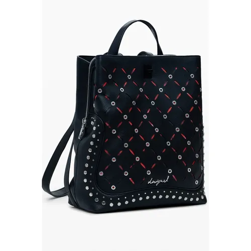 Yankee Metal Patch Sumy Mini Backpack - Desigual - Modalova