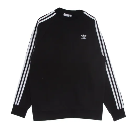 Stripes Crew Neck Sweatshirt Black - Adidas - Modalova
