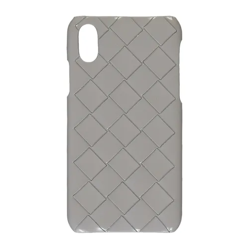 Woven Pattern Leather iPhone Case - Bottega Veneta - Modalova