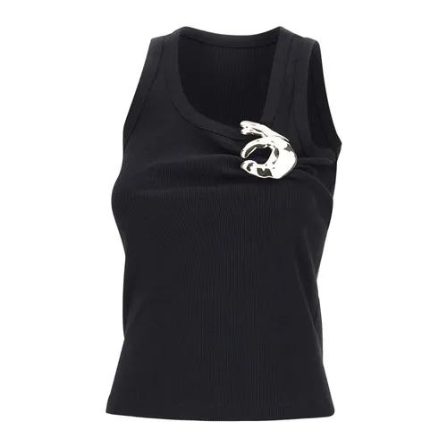 Emoji Ribbed Tank Top - Coperni - Modalova