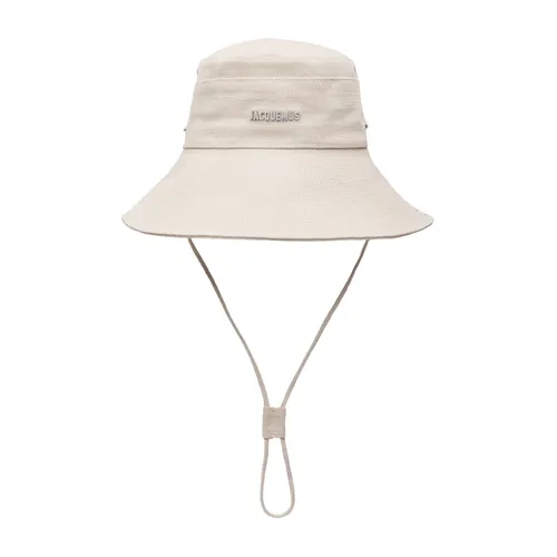 White Denim Bucket Hat - Jacquemus - Modalova