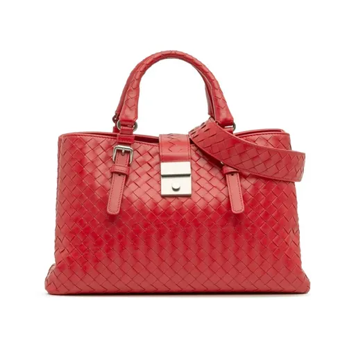 Pre-owned Leather Top Handle Bag - Bottega Veneta Vintage - Modalova