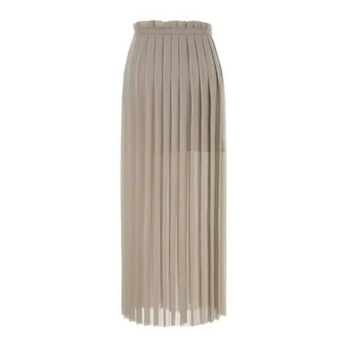 Cappuccino Polyester Skirt - Ami Paris - Modalova