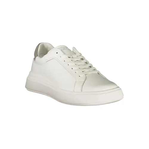 White Polyester Sneaker - Calvin Klein - Modalova