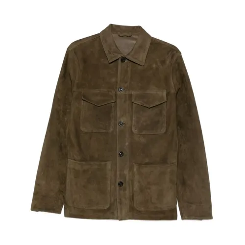 Leather Jacket - Boglioli - Modalova