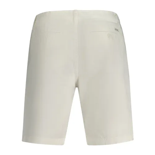 White Bermuda Shorts with Logo - Guess - Modalova