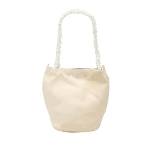 Pre-owned Canvas Bucket Bag - Bottega Veneta Vintage - Modalova