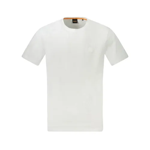 White Cotton Men T-Shirt - Hugo - Modalova