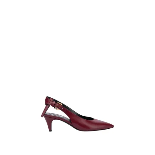 Calf leather slingback - Moschino - Modalova
