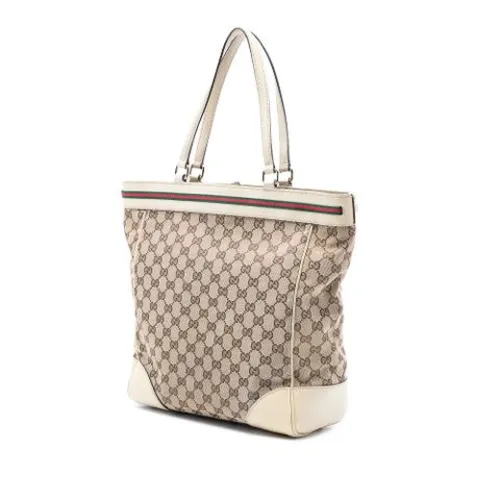 Pre-owned Canvas Tote - Gucci Vintage - Modalova