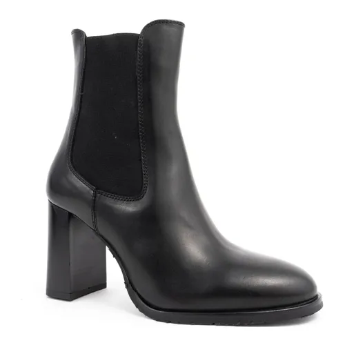 Casual Black Ankle Boots - Sergio Moretti - Modalova