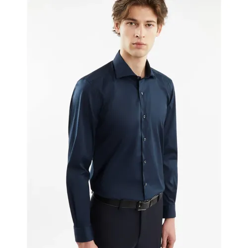 Stretch Poplin Shirt - Fay - Modalova