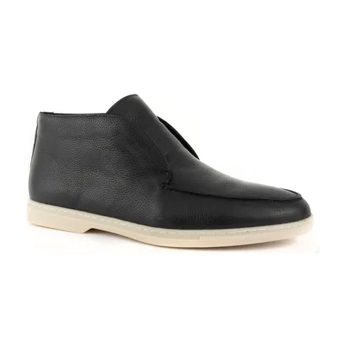 Laced Ankle Boots - Sergio Moretti - Modalova