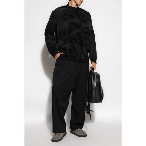 Reversible bomber jacket - Emporio Armani - Modalova