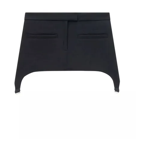 Black Mini Skirt with Cut-Outs - Courrèges - Modalova