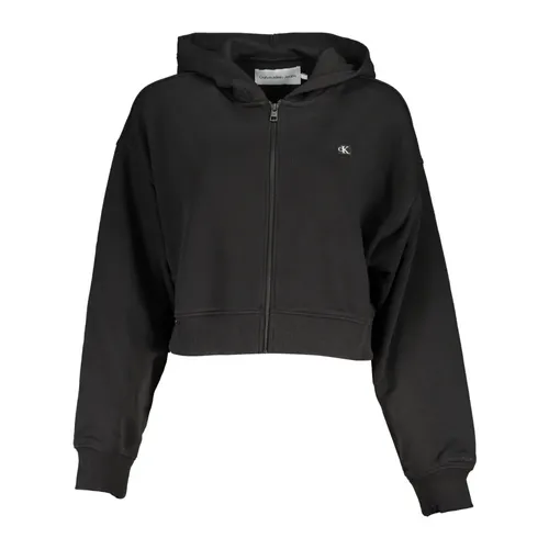 Badge Zip-Through Sweatshirt - Calvin Klein - Modalova