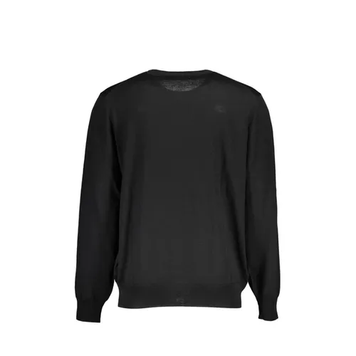 Black Wool Sweater with Logo - K-Way - Modalova