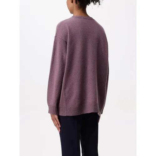 Lilac Cashmere Pullover Sweater - Max Mara - Modalova