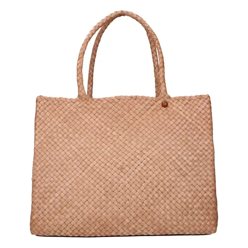 Pink Leather Shoulder Bag with Front Logo - Tory Burch - Modalova