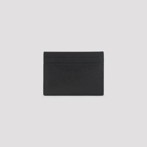 Grained Calf Leather Wallet - Saint Laurent - Modalova