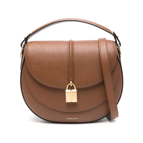 Chocolate Brown Foldover Shoulder Bag - DeMellier - Modalova