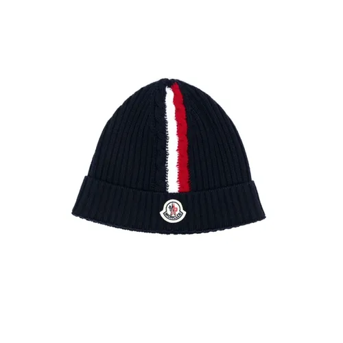 Virgin Wool Beanie - Moncler - Modalova