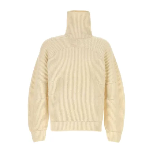 Ivory Wool Sweater - Mordecai - Modalova