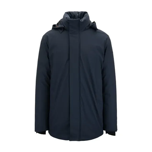 Men's Zip-Up Coat with Snap Button - Save The Duck - Modalova