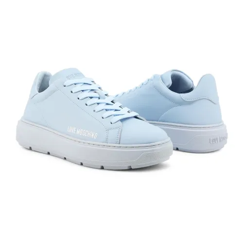 Leather Sneakers - Love Moschino - Modalova