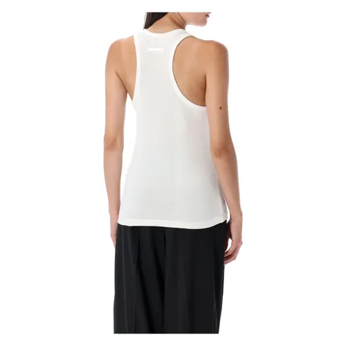 White Overall Buckle Tank Top Aw25 - Jean Paul Gaultier - Modalova
