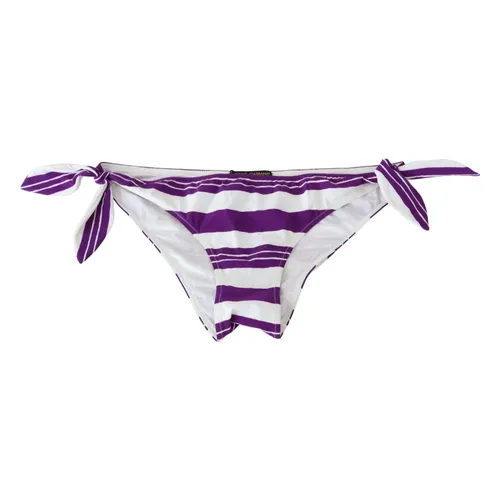 Striped Bikini Bottom - Poolside Glamour - Dolce & Gabbana - Modalova