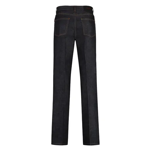 Classic Denim Jeans with Metal Details - Ferragamo - Modalova