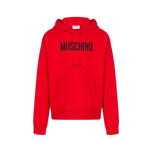 Printed Cotton Sweatshirt - Moschino - Modalova