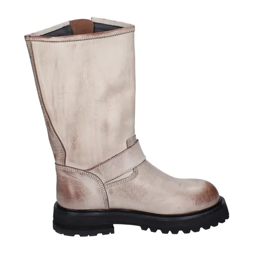Vintage Leather High Boots - Moma - Modalova