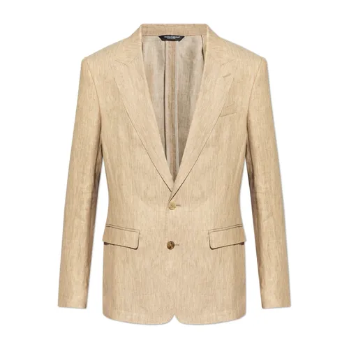 Linen Blazer - Dolce & Gabbana - Modalova