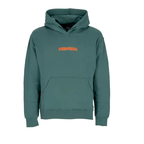 Forest Green Hoodie with Kangaroo Pocket - Propaganda - Modalova