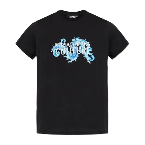 Camiseta con estampado - Versace Jeans Couture - Modalova
