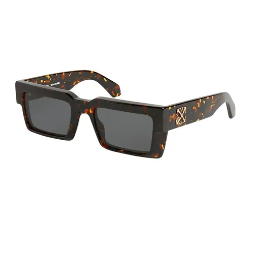 Rectangular Sunglasses - Off White - Modalova