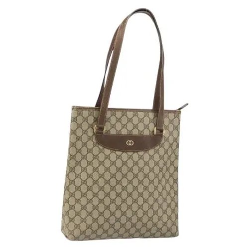 Pre-owned Canvas Tote Bag - Gucci Vintage - Modalova